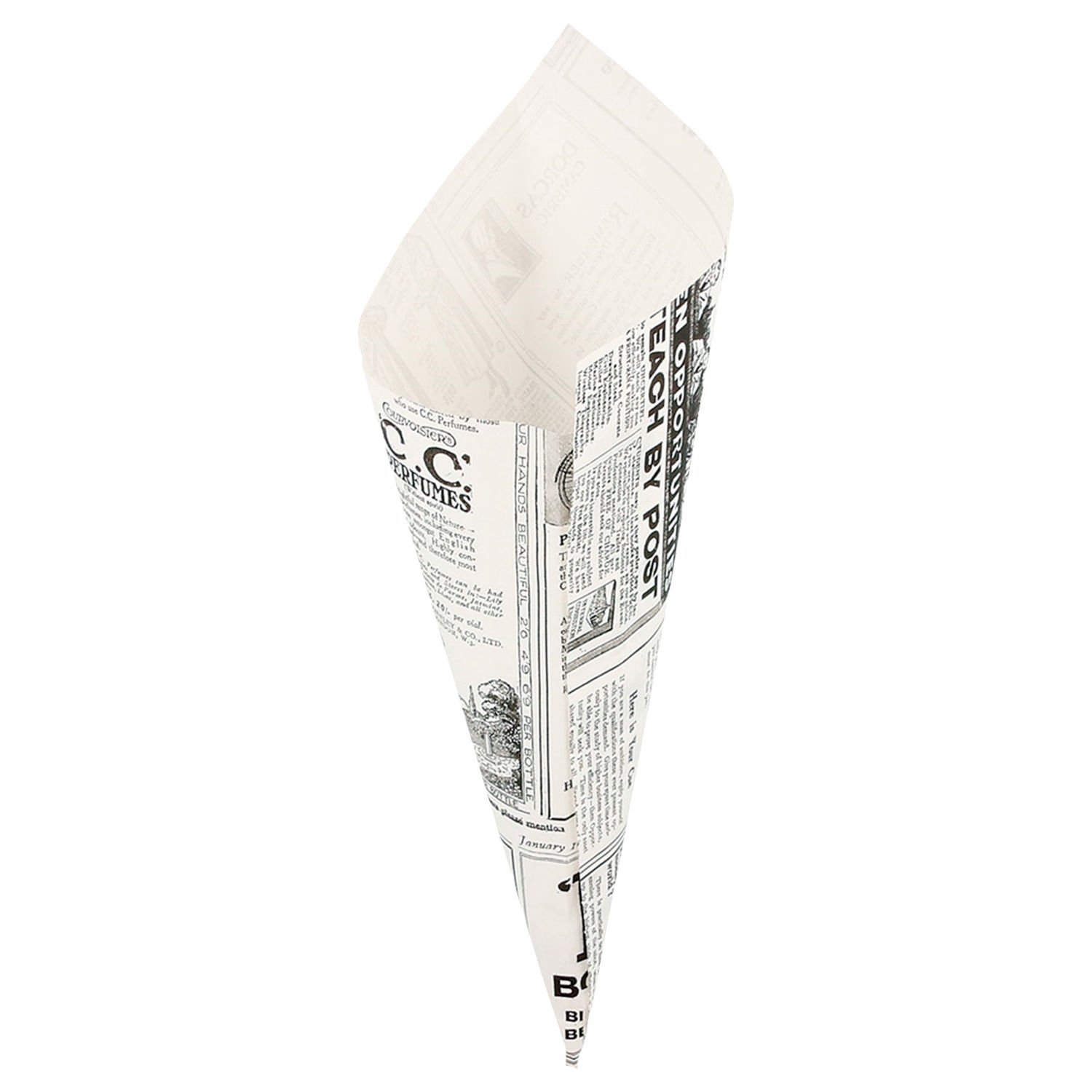 French fries bag News triangular