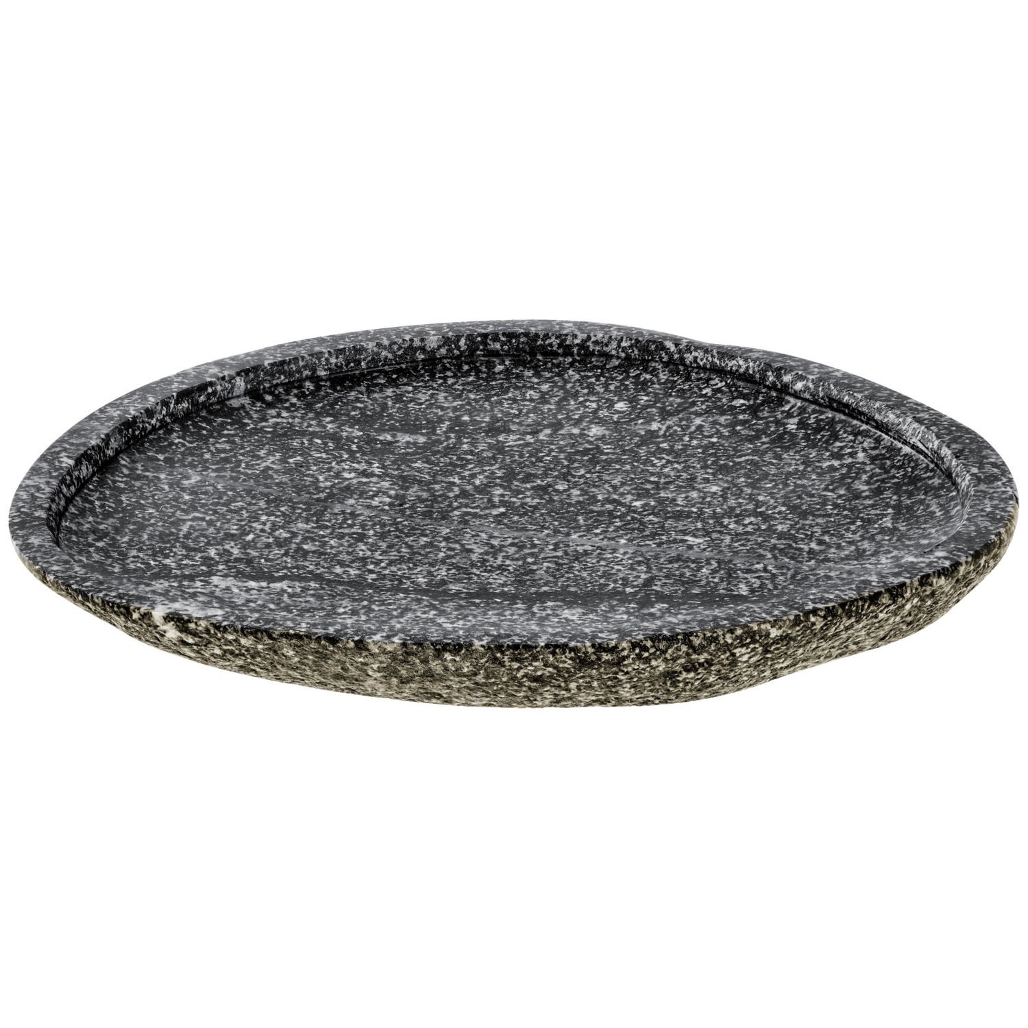 Plate Panaro flat with rim