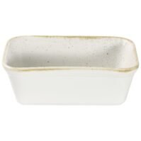 Rectangular lasagna dish Stonecast Barley White