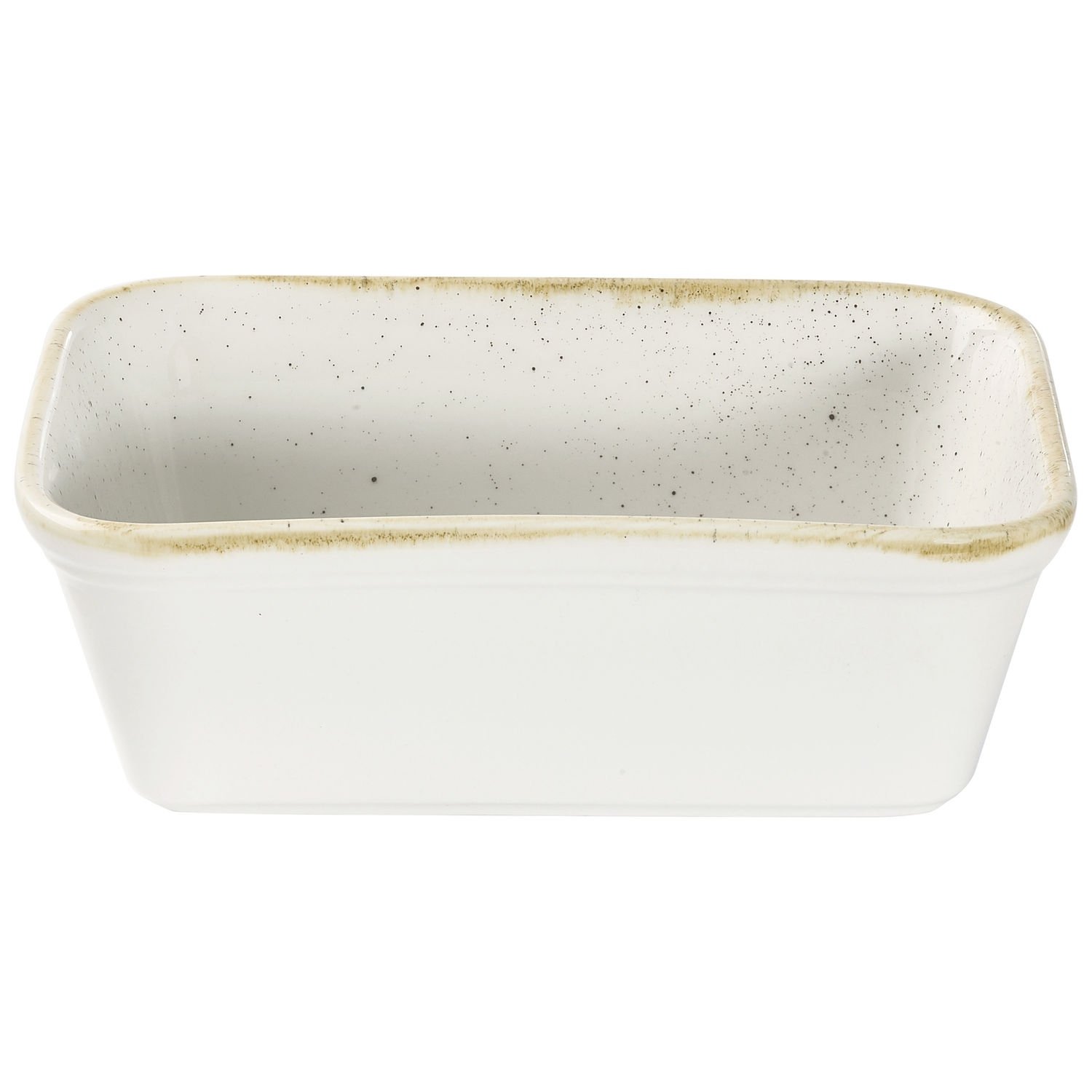 Rectangular lasagna dish Stonecast Barley White